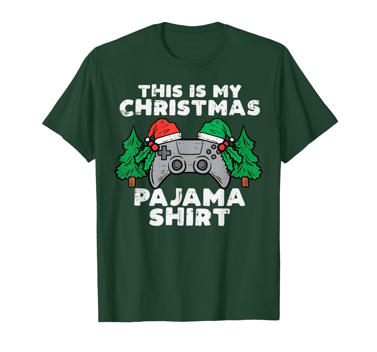 This Is My Christmas Pajama Shirt Video Games Boys Men Xmas T-Shirt