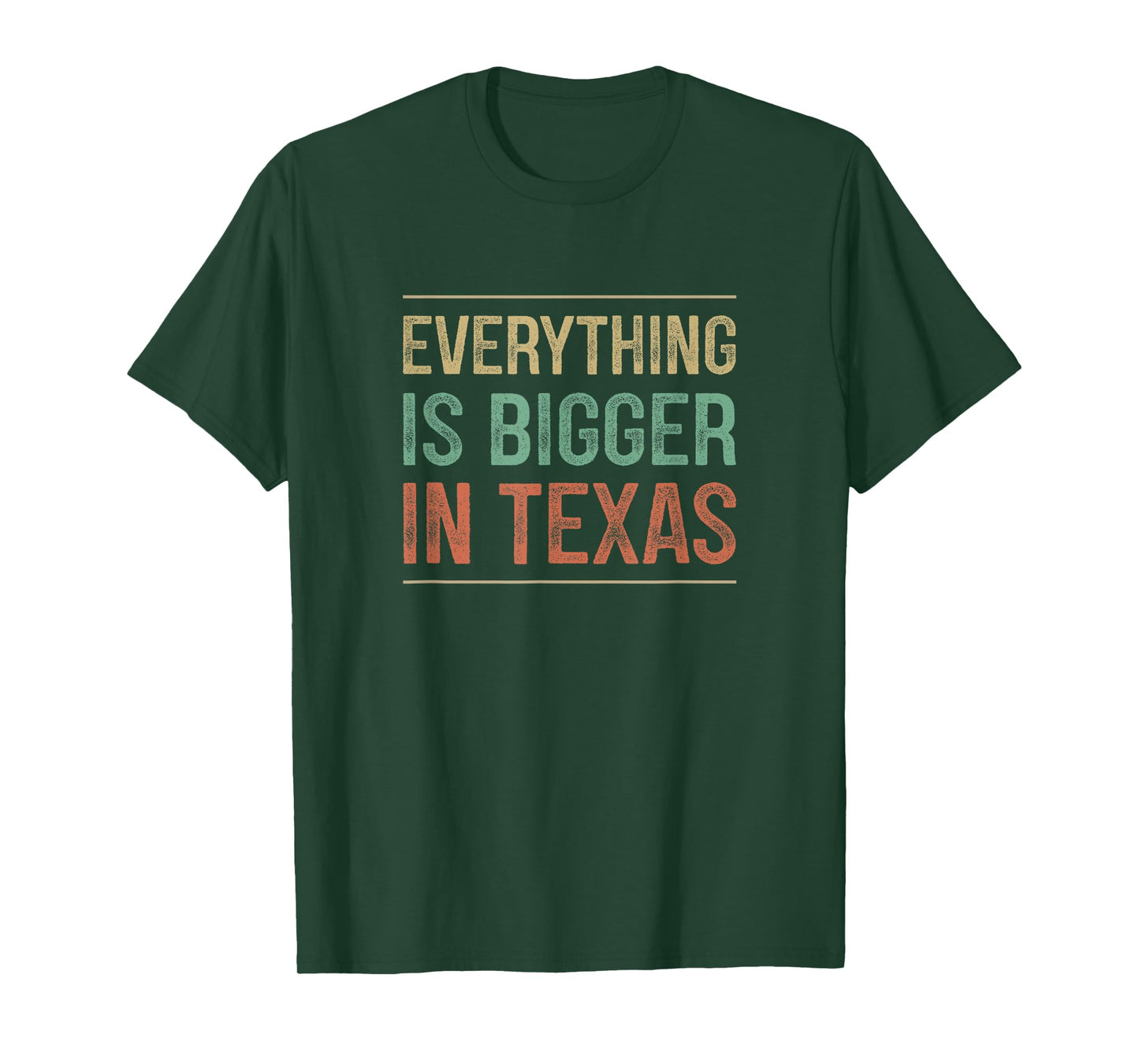 Everything Is Bigger In Texas - Vintage Style - T-Shirt