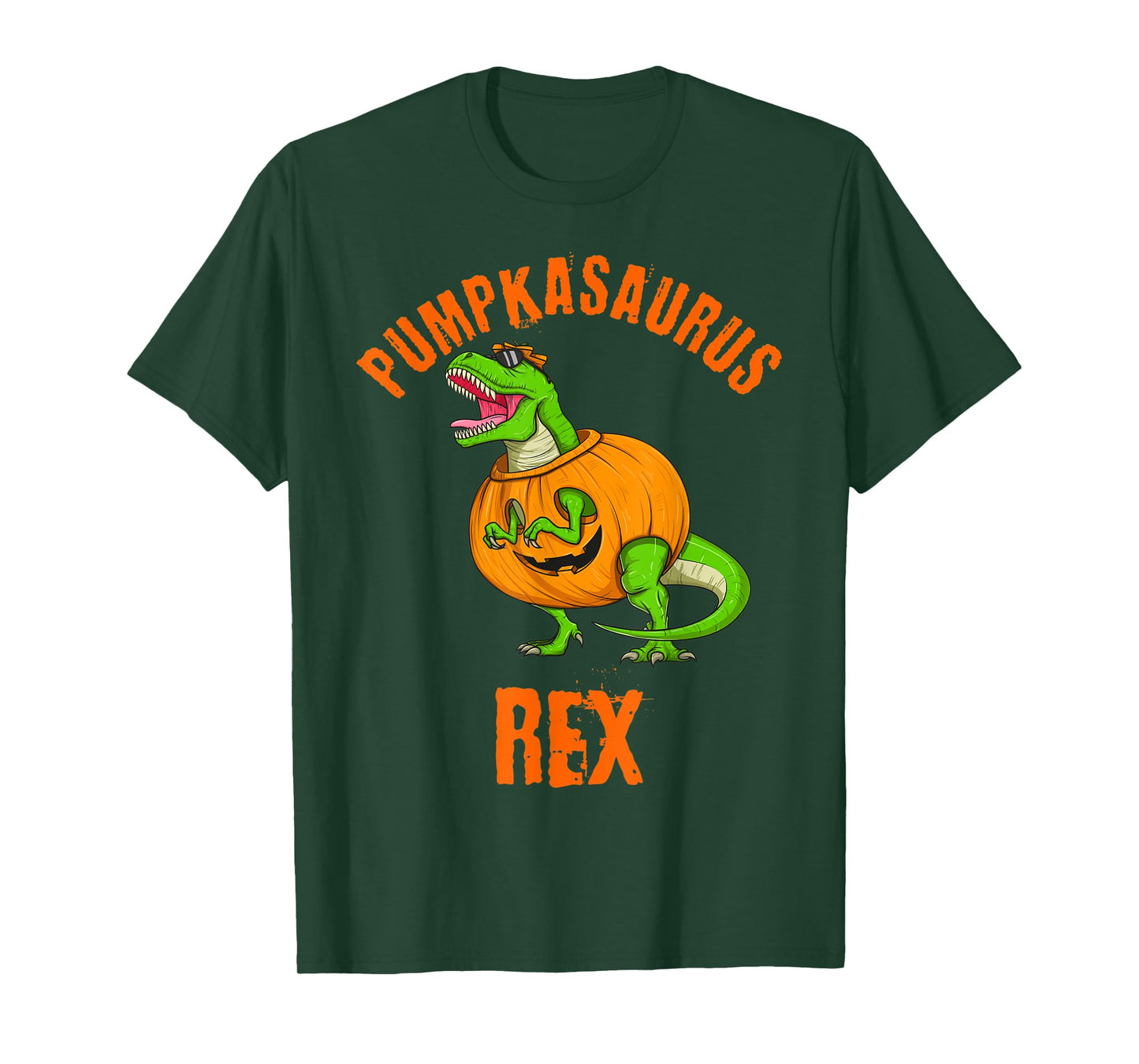 Halloween Pumpkasaurus Rex T Rex Dinosaur Jack O Lantern Fun T-Shirt