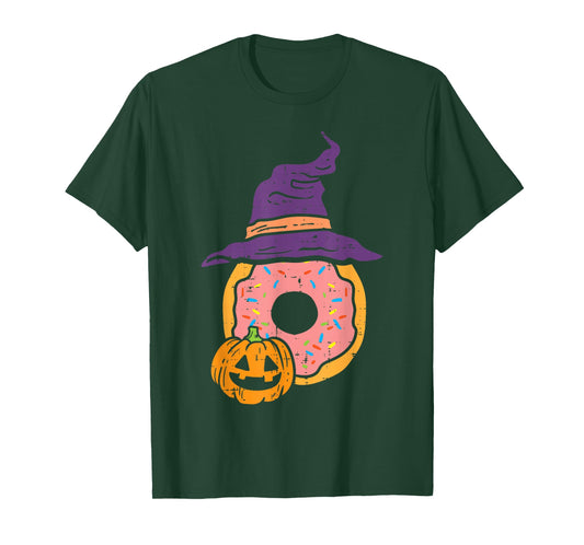 Halloween Donut Cute Food Costume Pastry Chef Men Women Kids T-Shirt