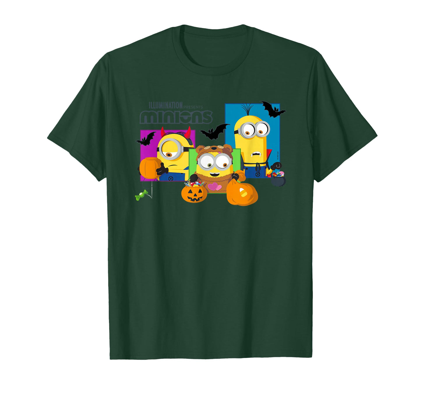 Minions Halloween Trick-Or-Treat Bob Stuart and Kevin T-Shirt