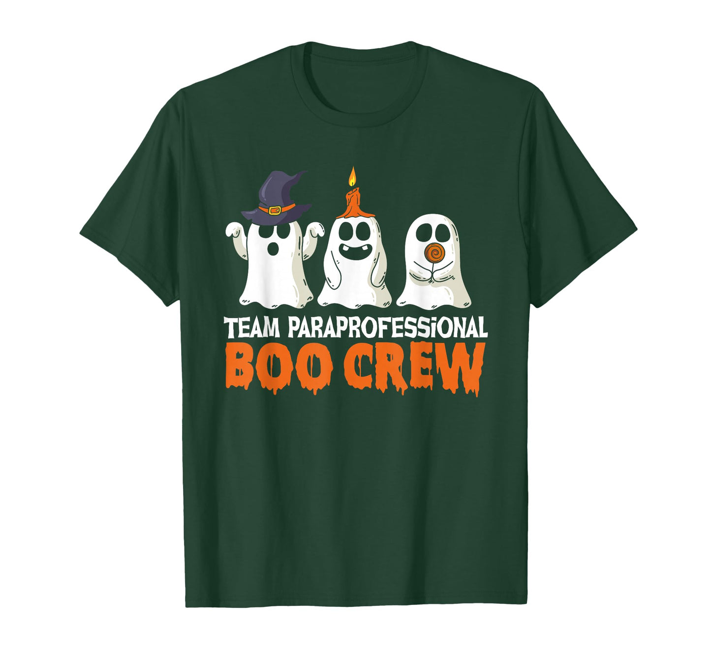 Team Paraprofessional Boo Crew Halloween Paraprofessional T-Shirt