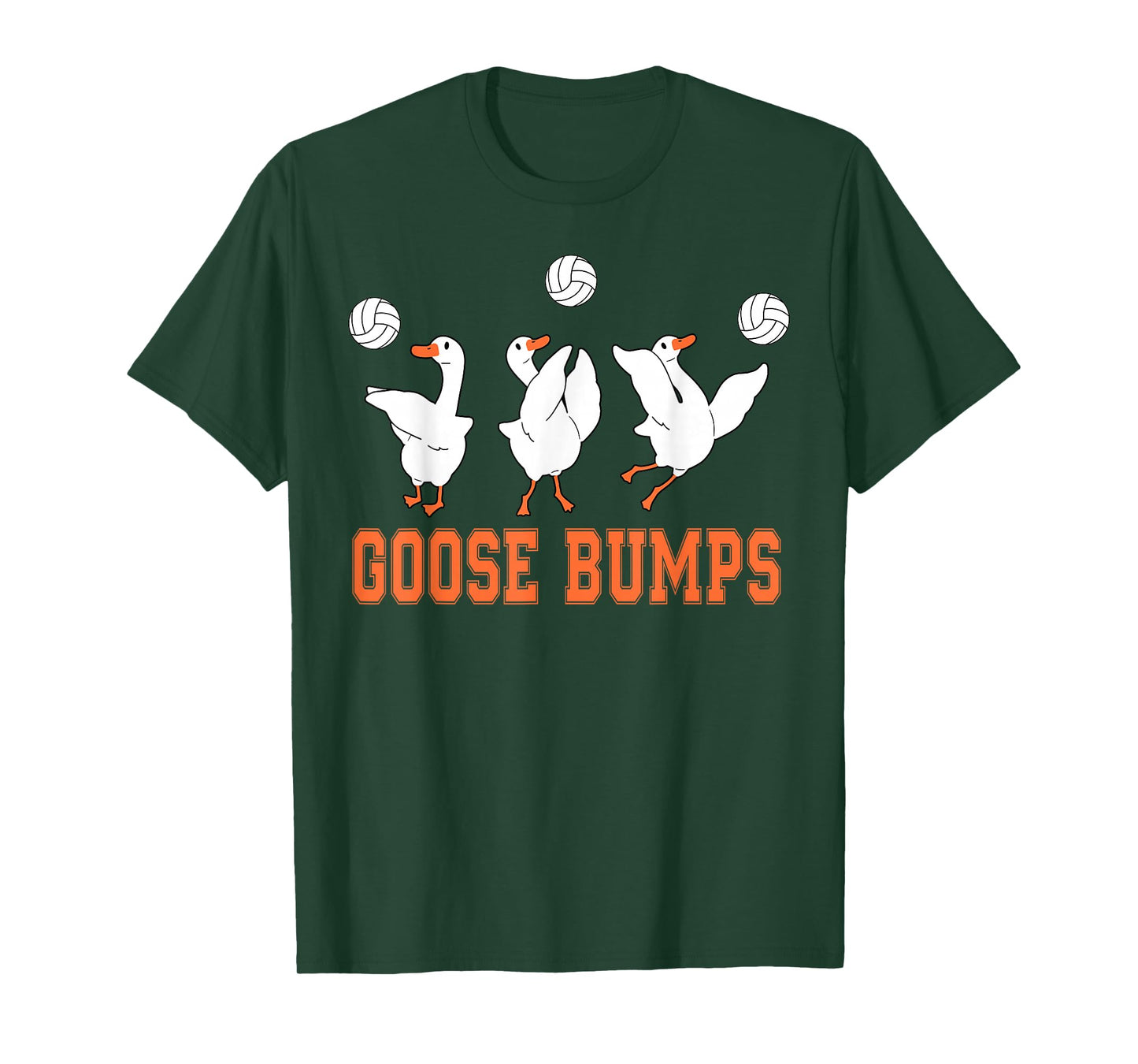 Goose Bump Volleyball Coach Funny PE Teacher Sport Lover T-Shirt