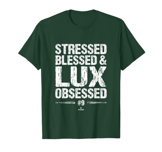 Lux Obsessed Gavin Lux MLBPA Baseball Player Funny T-Shirt