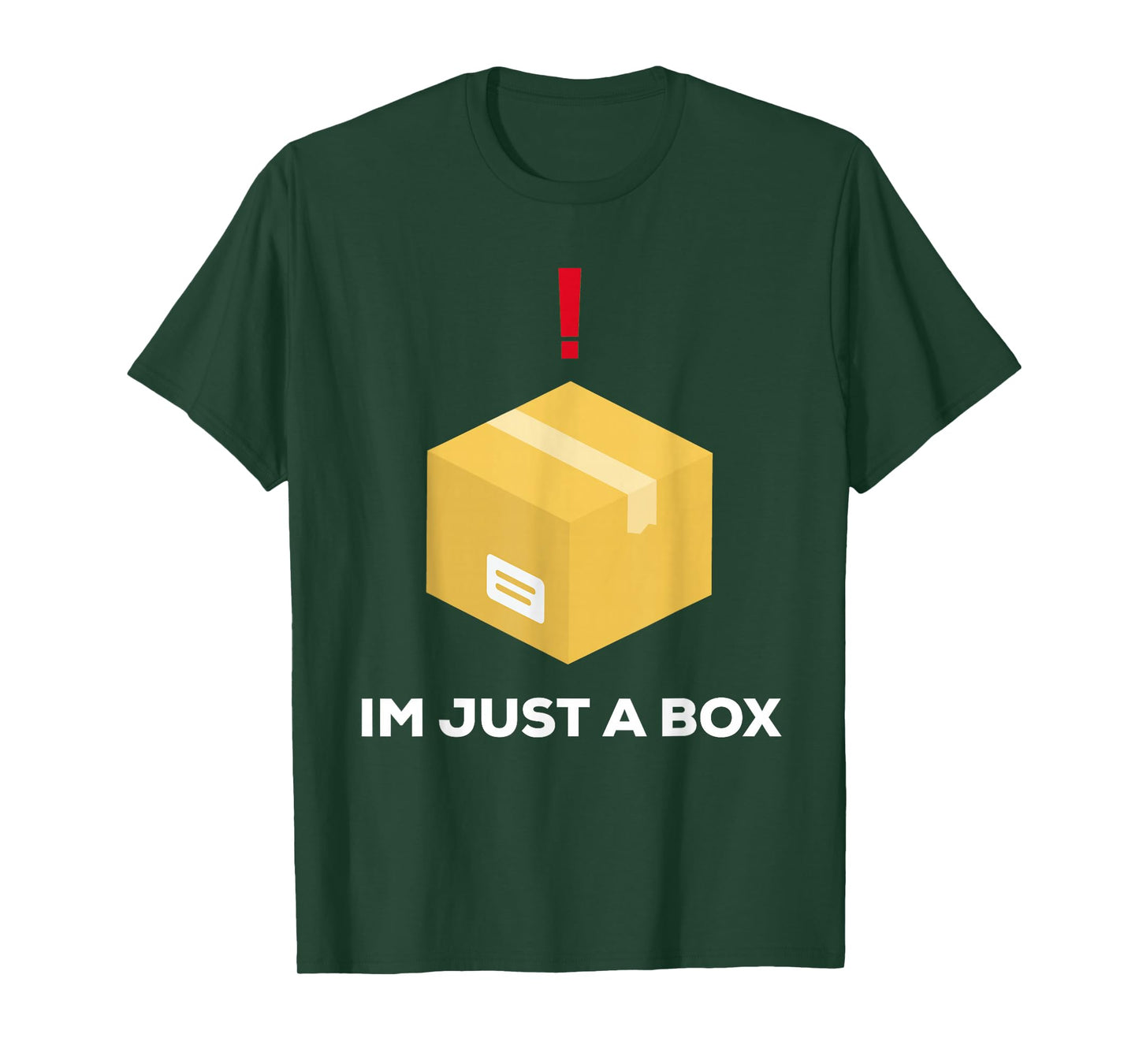Im Just A Box Funny Fast Solid Gear T-Shirt