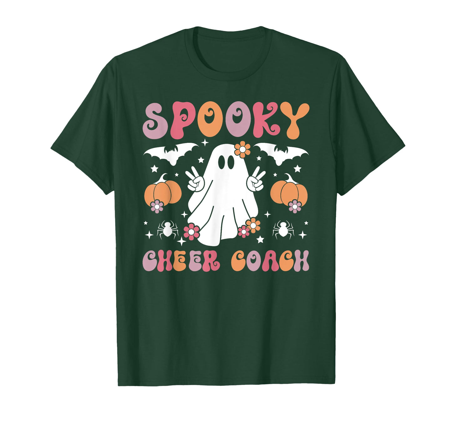 Spooky Cheer Coach Halloween Cheerleading Coach T-Shirt