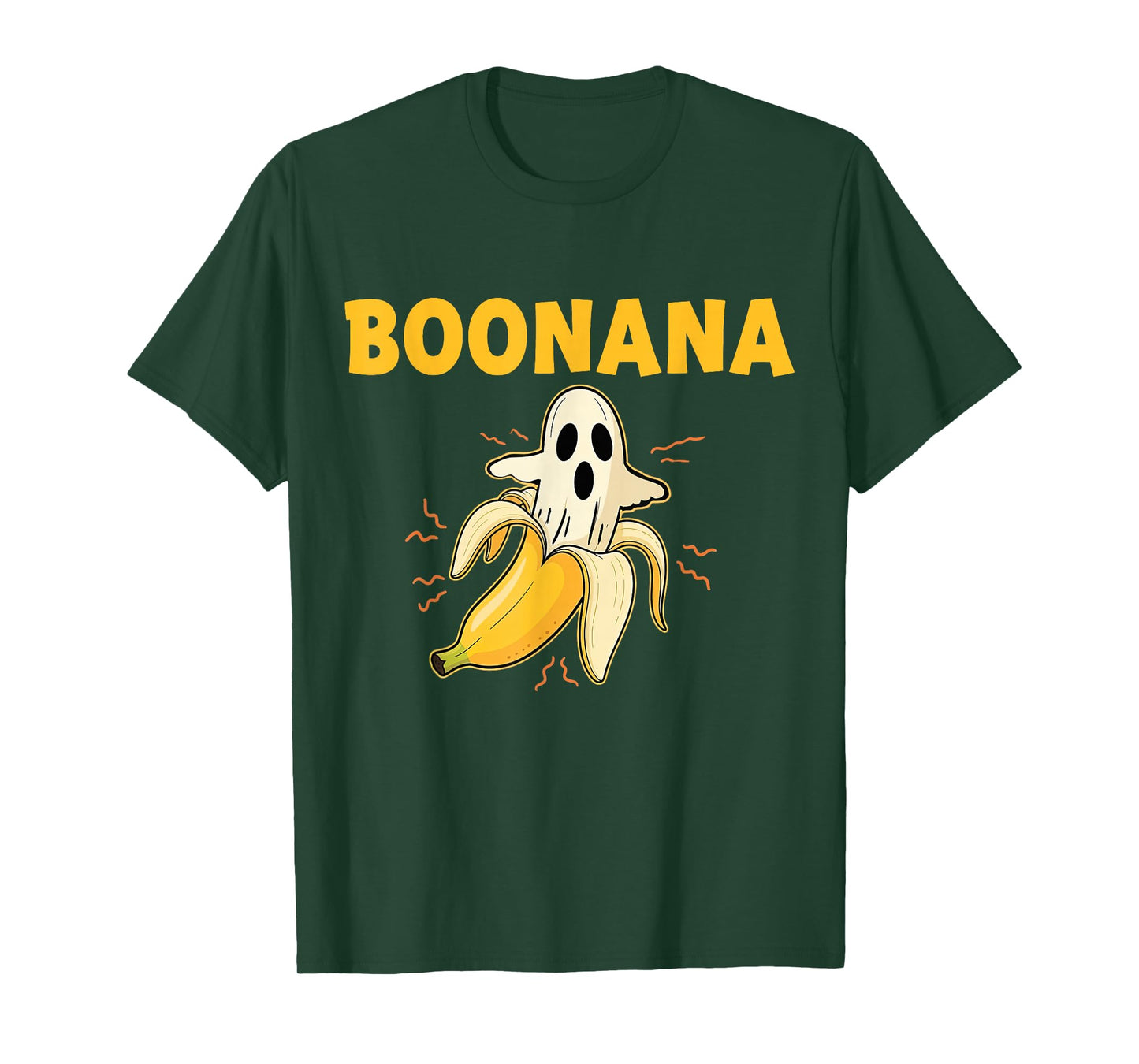 Boonana Halloween Ghost Banana Spooky Season Men Women Kids T-Shirt