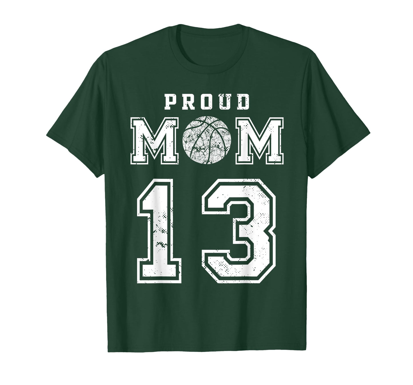 Custom Proud Basketball Mom Number 13 Personalized For Men T-Shirt