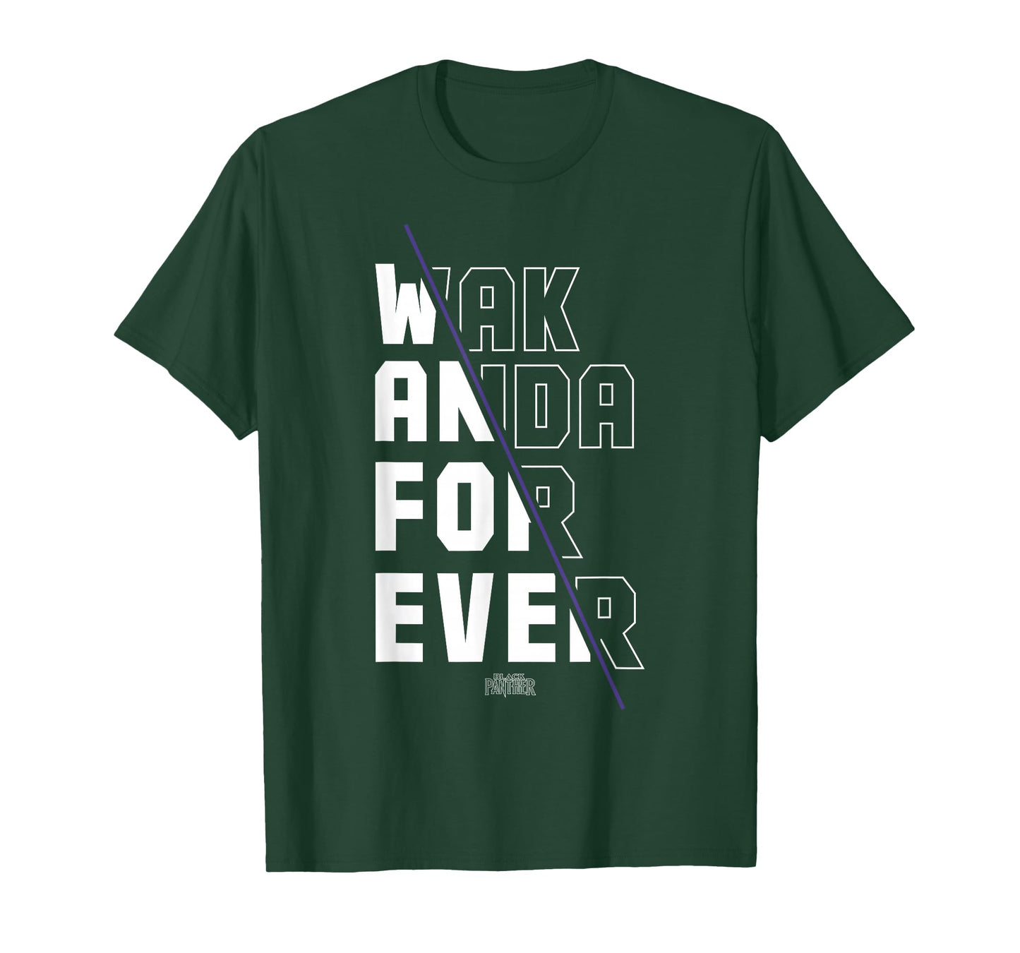 Marvel Black Panther Wakanda Forever Divided T-Shirt T-Shirt
