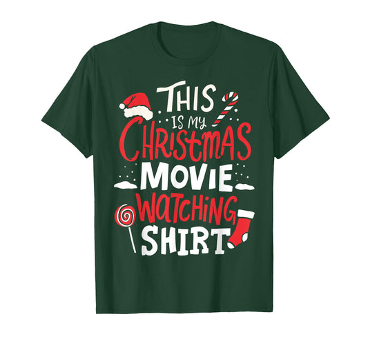 This Is My Christmas Movie Watching Shirt T-Shirt