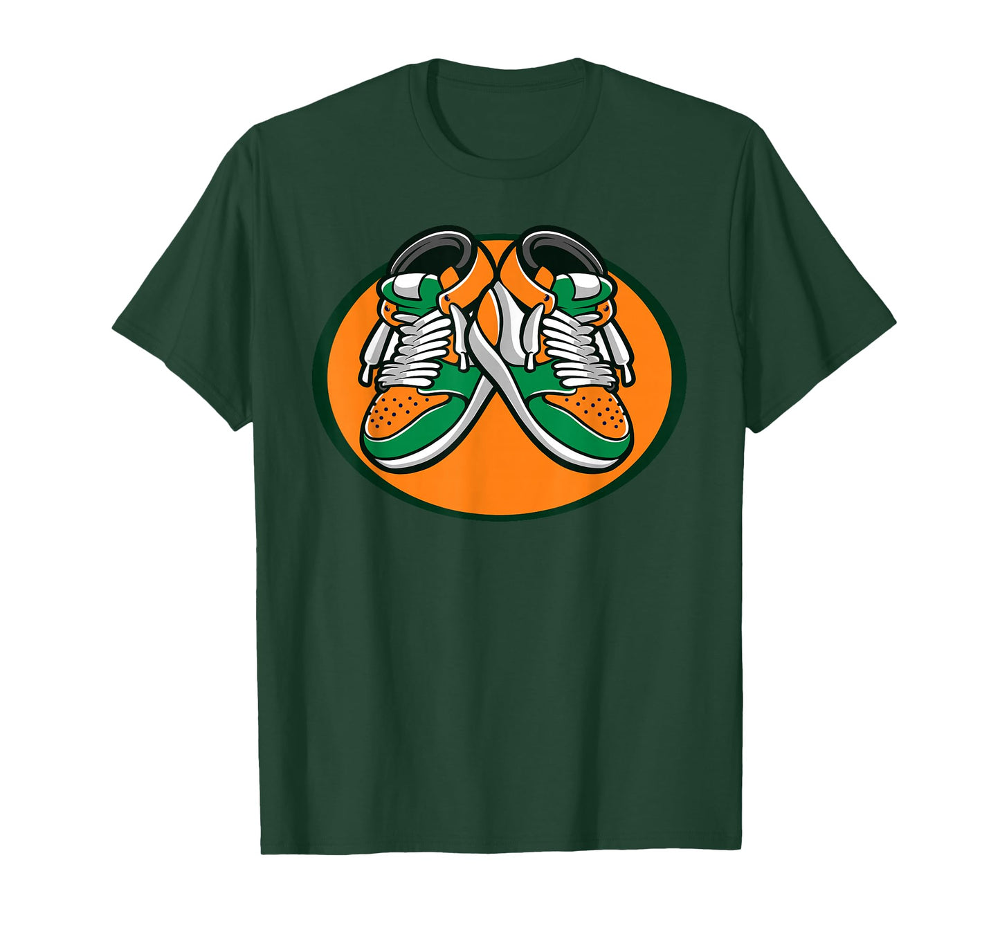Florida AM Apparel Black Modern Casual T-Shirt, Unisex-Adults, Small, Short Sleeve, Basketball Cartoon T-Shirt