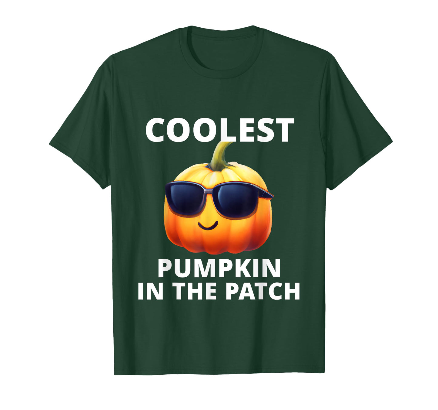 Coolest Pumpkin In The Patch Halloween Kids T-Shirt