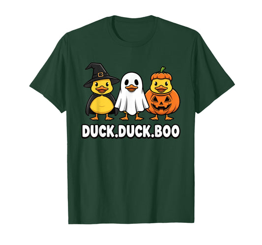 Duck Boo Halloween Ducks Witch Ghost Pumpkin Family Matching T-Shirt