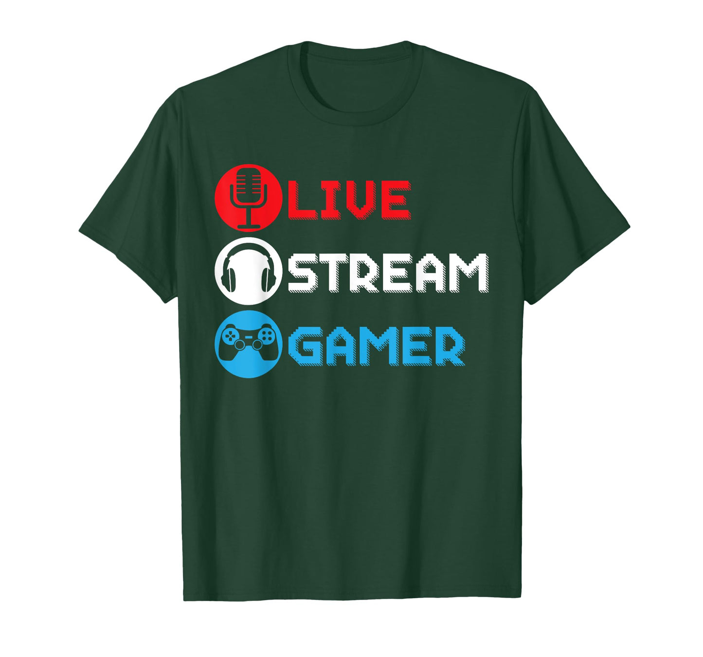 Live Stream Gamer Livestreaming Video Game Online Streaming T-Shirt