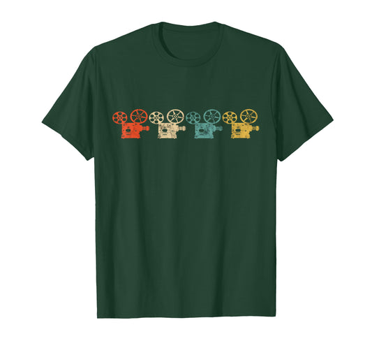 Cinematography Projector Filmmaking Retro Filmmaker T-Shirt