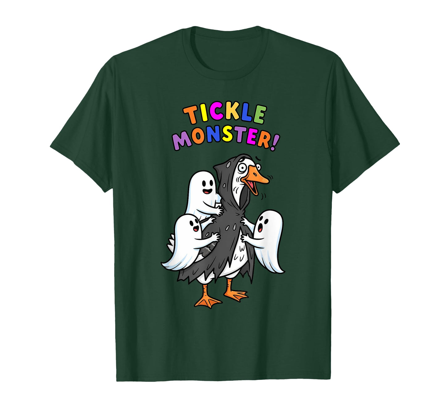 Tickle Monster Funny Silly Goose Halloween Costume for Kids T-Shirt