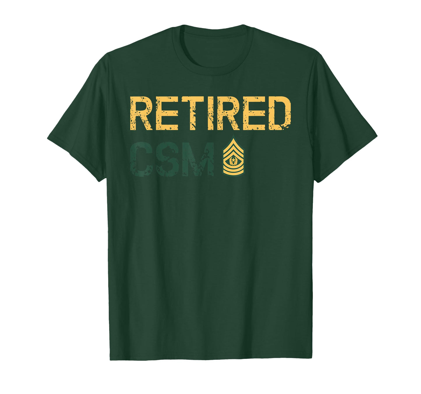 Retired Command Sergeant Major CSM Patriot freedom T-Shirt