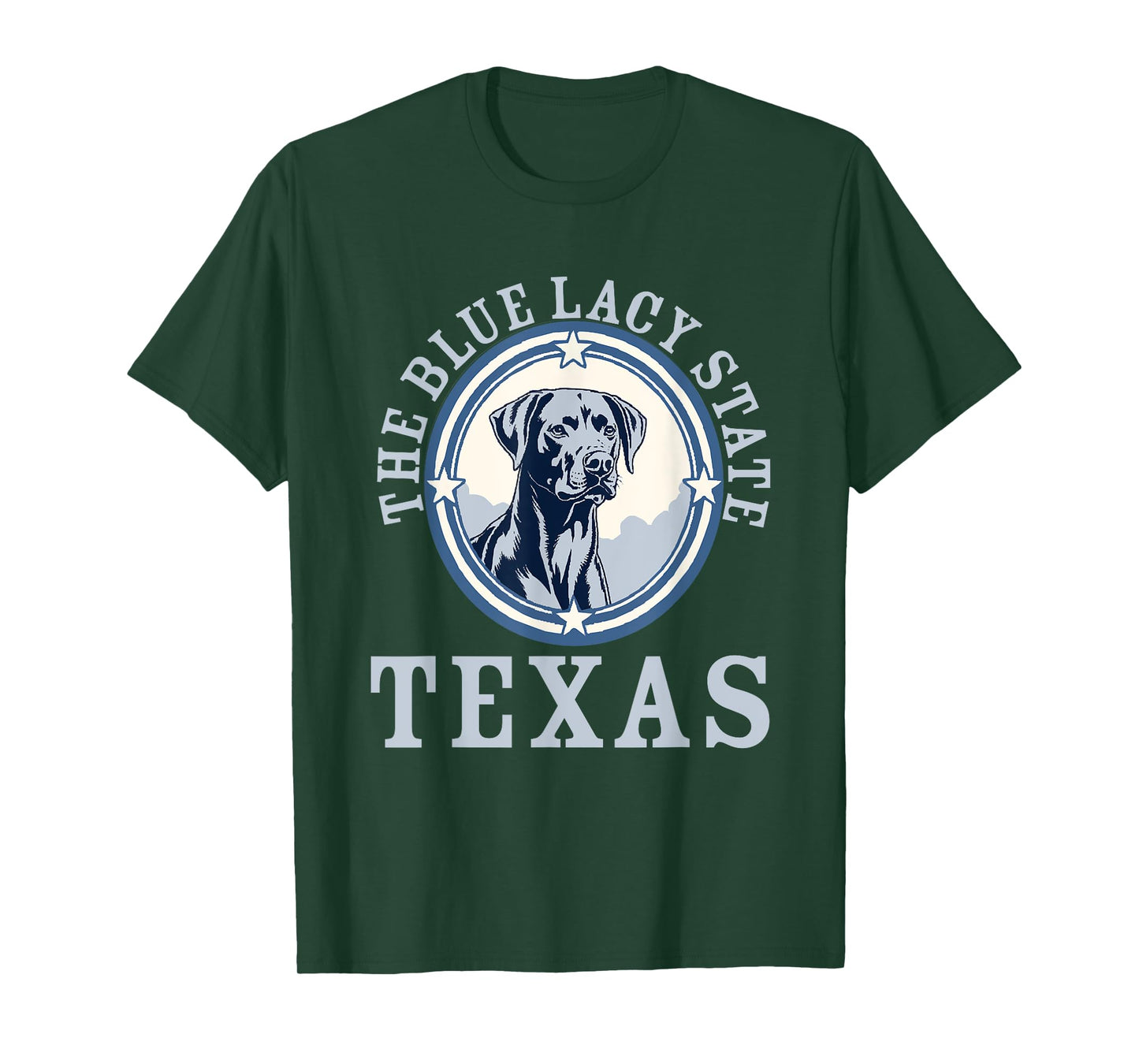 Texas Pride State Dog Blue Lacy Hunting Dog Love T-Shirt for Men Women