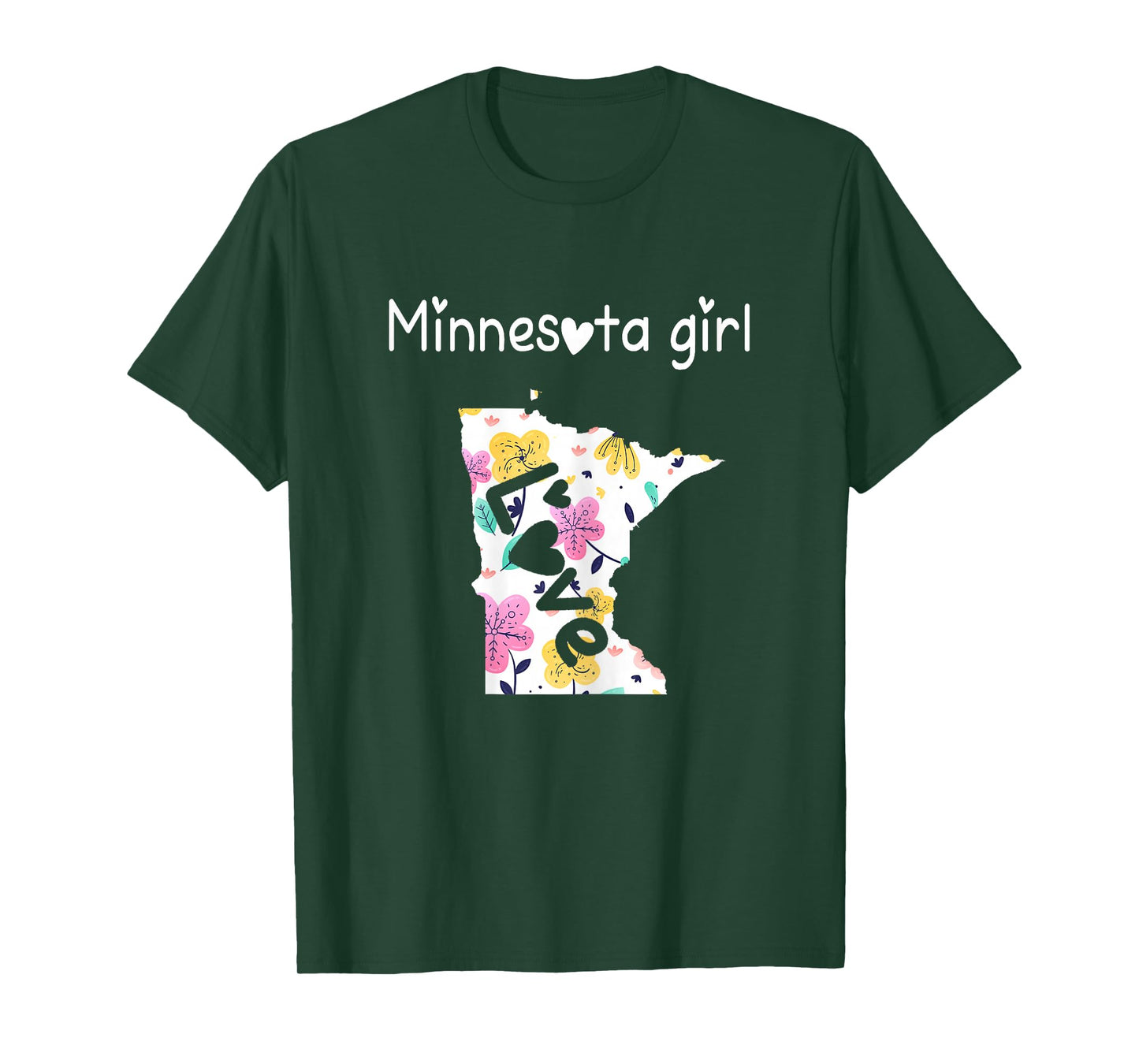 Minnesota Girl Shirt I Love Minnesota Home Gift T-Shirt
