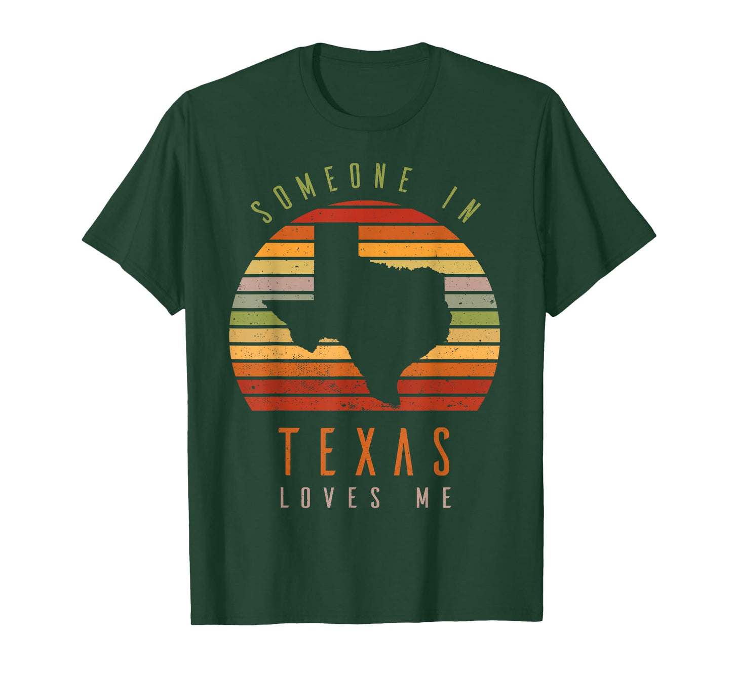 Someone in Texas Loves Me Vintage State Retro T-Shirt