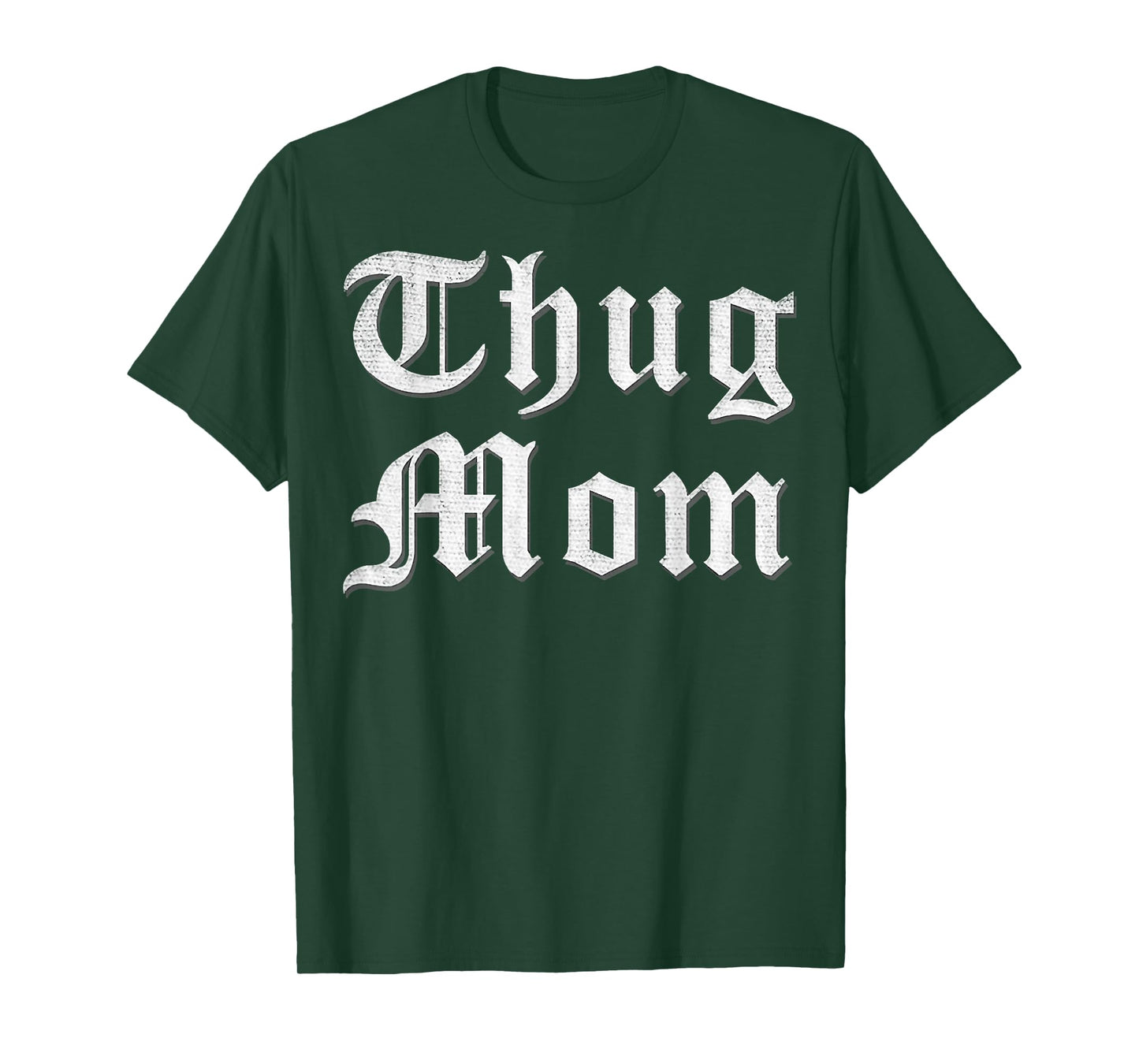 Thug Mom T Shirt for Mother's Day Old School Hip Hop Rap T-Shirt