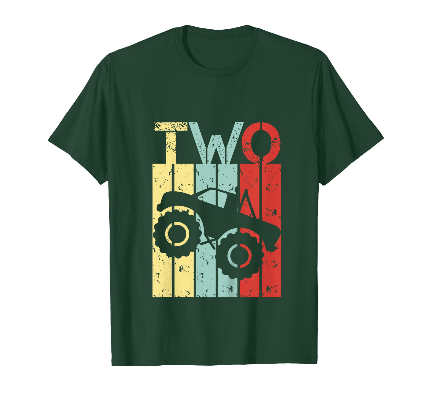 Kids 2 year old Monster Truck birthday Boy Girl 2nd birthday T-Shirt
