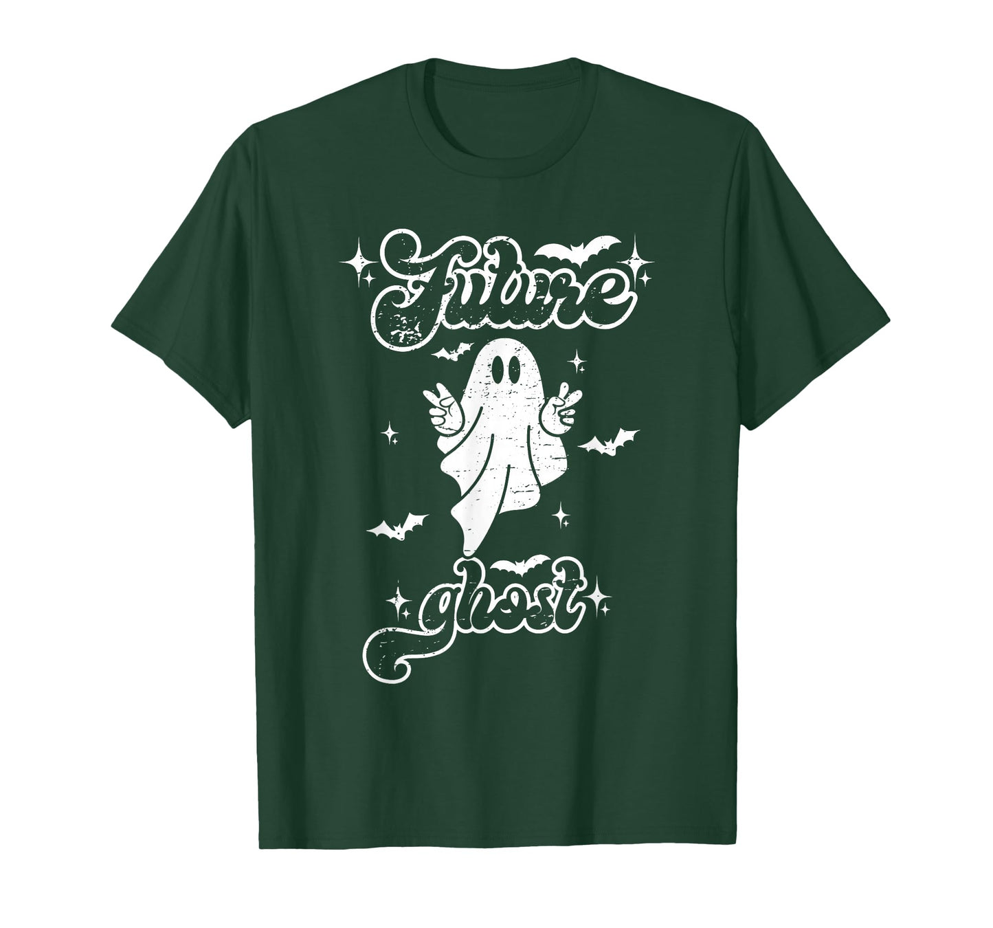 Future Ghost Funny Vintage Halloween Costume Men Women Kids T-Shirt