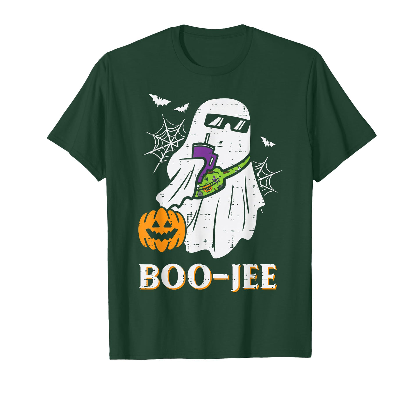 Halloween Boo Jee Ghost Boujee Bougie Costume Women Kids Men T-Shirt