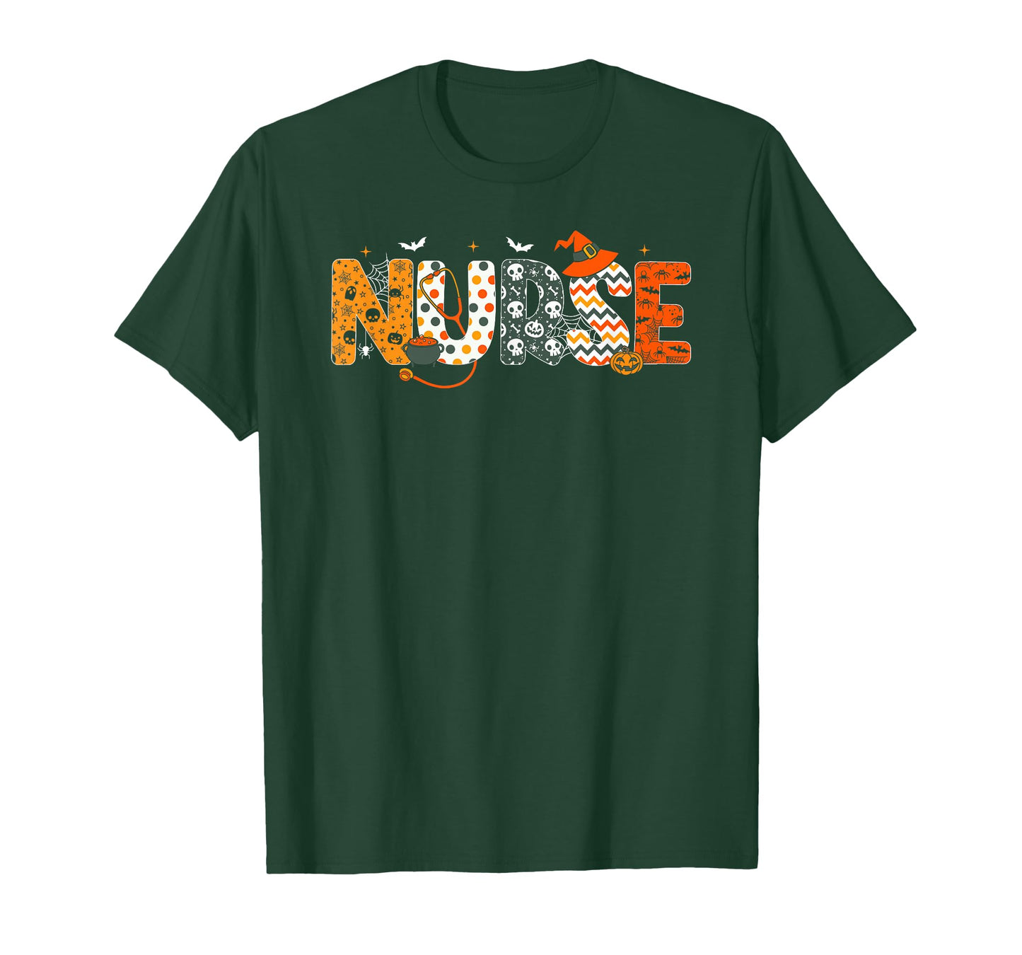 Nurse Halloween Costume Funny Nursing Scrub Top Girls Women T-Shirt