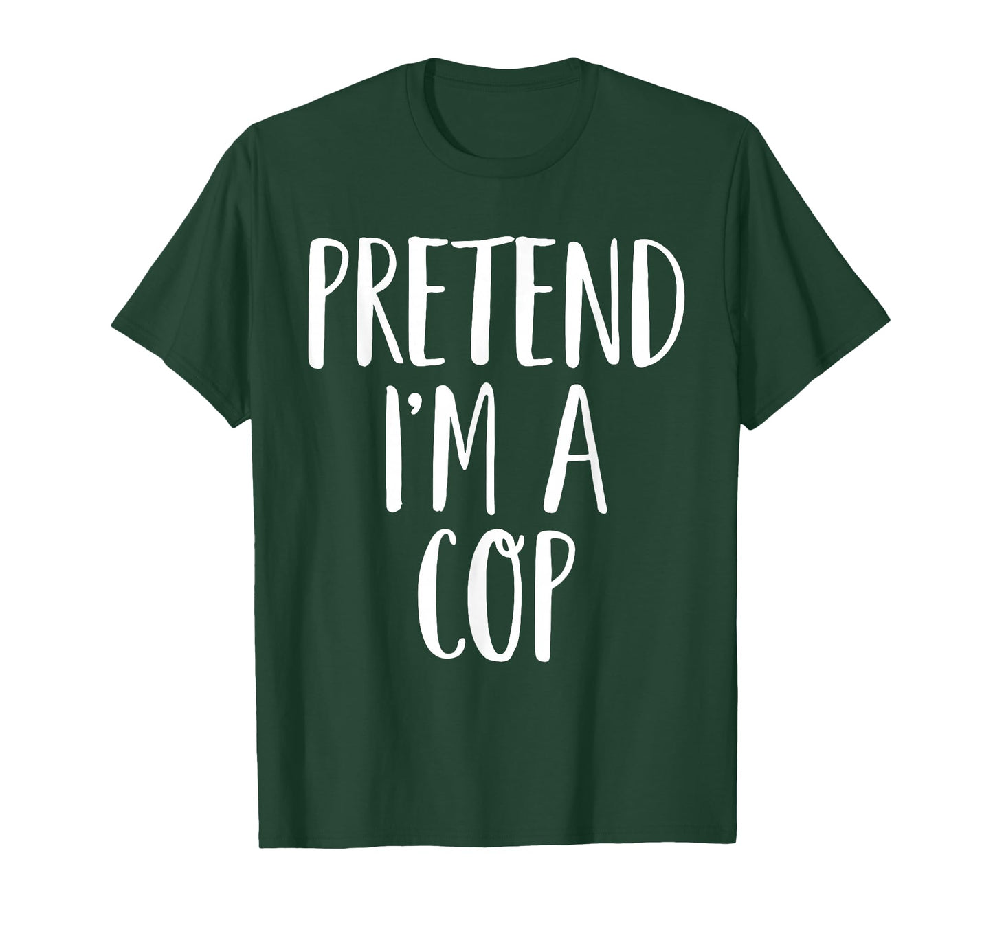 Pretend I'm A Cop Family Women Men Kids Halloween Costume T-Shirt