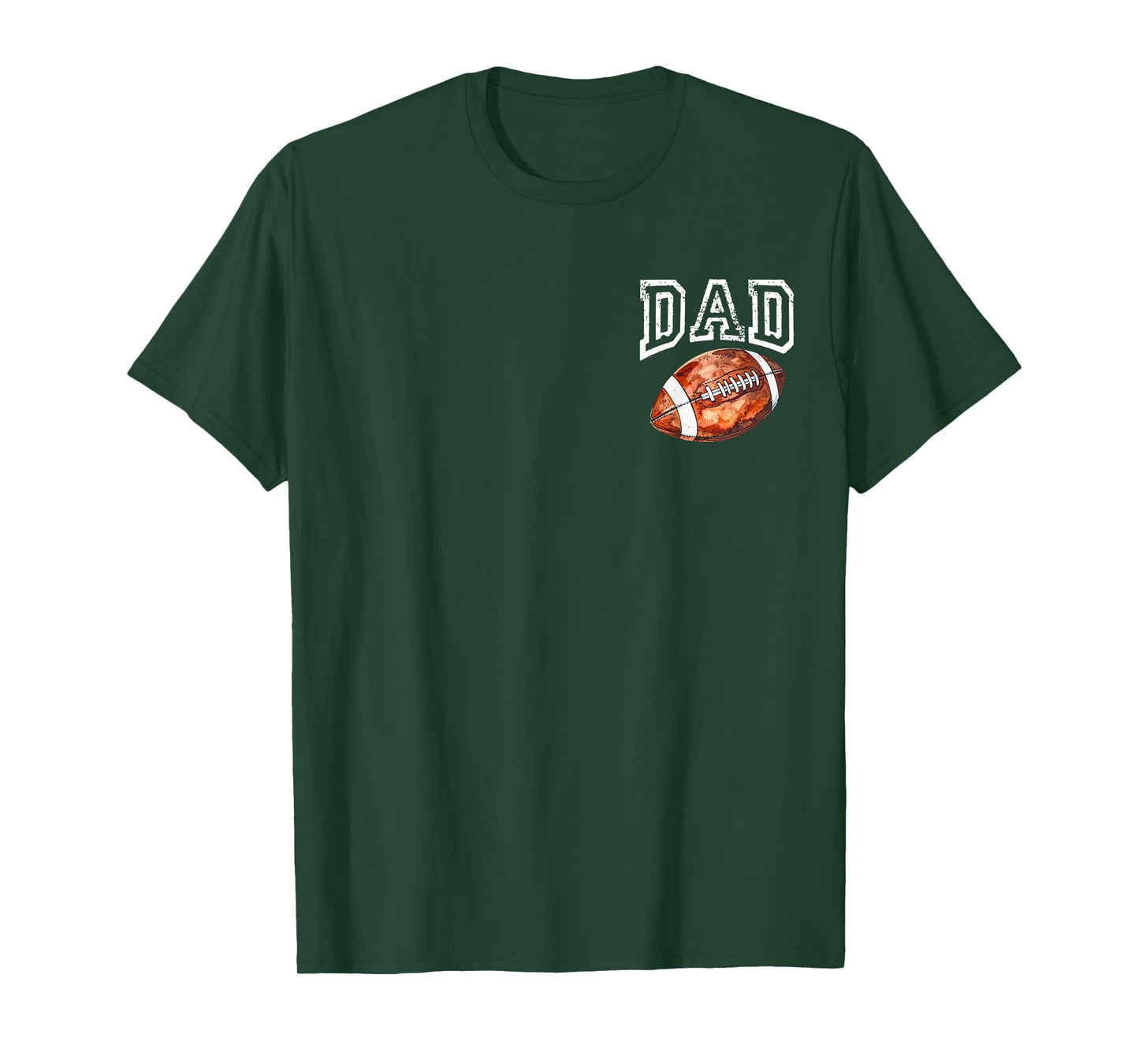 Dad of The 1 Year Old Football 1st Year Down Birthday Party T-Shirt