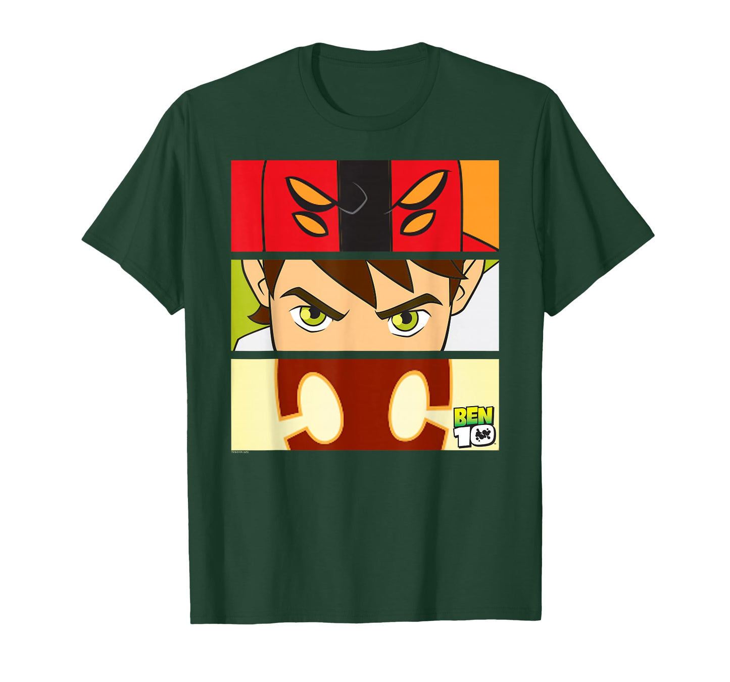 Ben 10 Alien Transformation Eyes Cartoon T-Shirt