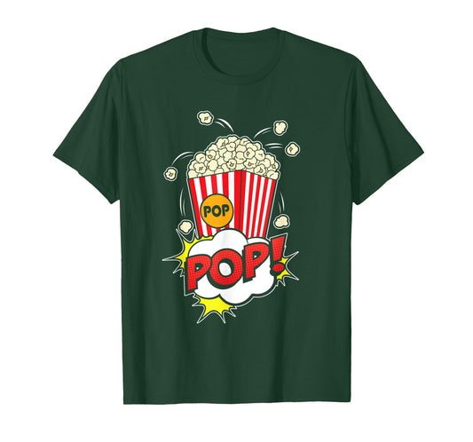 Popcorn Vintage Retro Funny Popcorn Lovers Gift T-Shirt