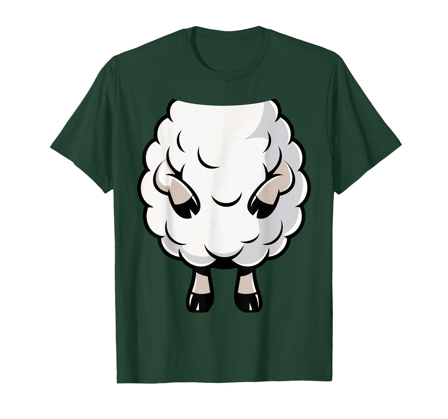 Sheep Shirt Adult Kids Men Women Lamb Sheep Costume T-Shirt