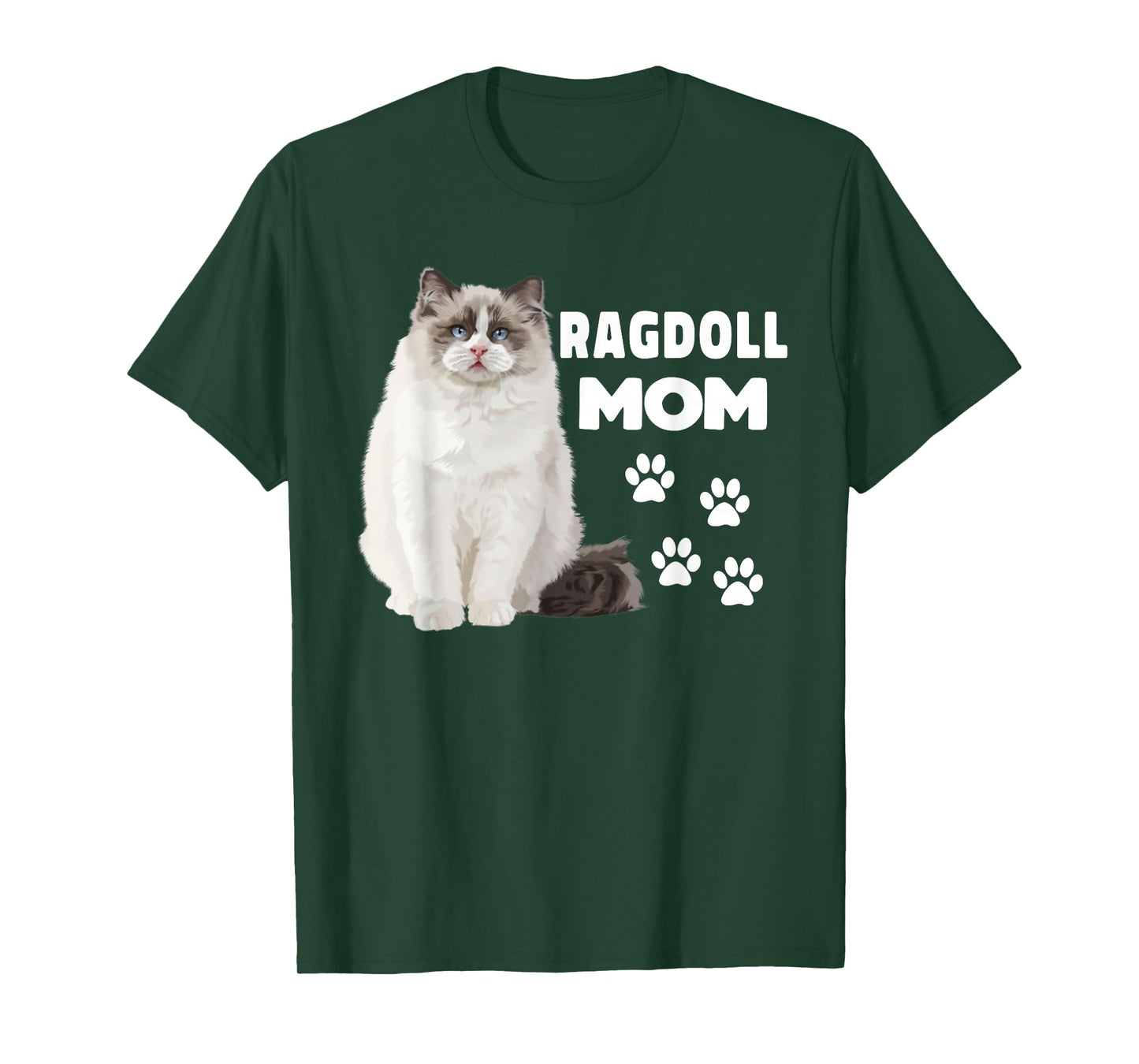 Ragdoll Cat Mom Ragdoll Mom Cat Lover T-Shirt