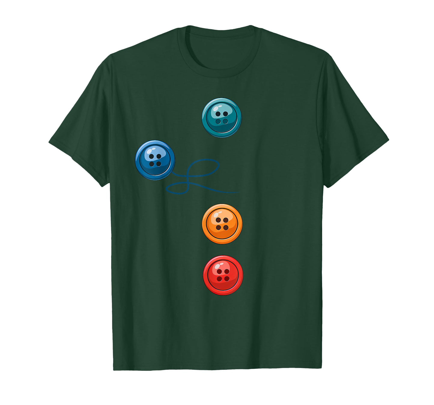 Four Groovy Buttons Blue Cat Funny Halloween Costume Kids T-Shirt