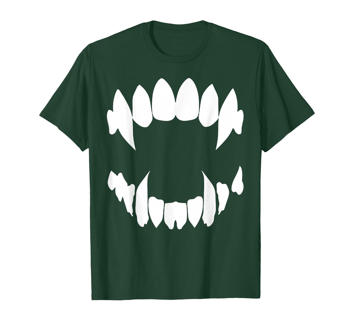 Vampire Fangs Occult Dark Grunge Bite Goth Aesthetic Teeth T-Shirt