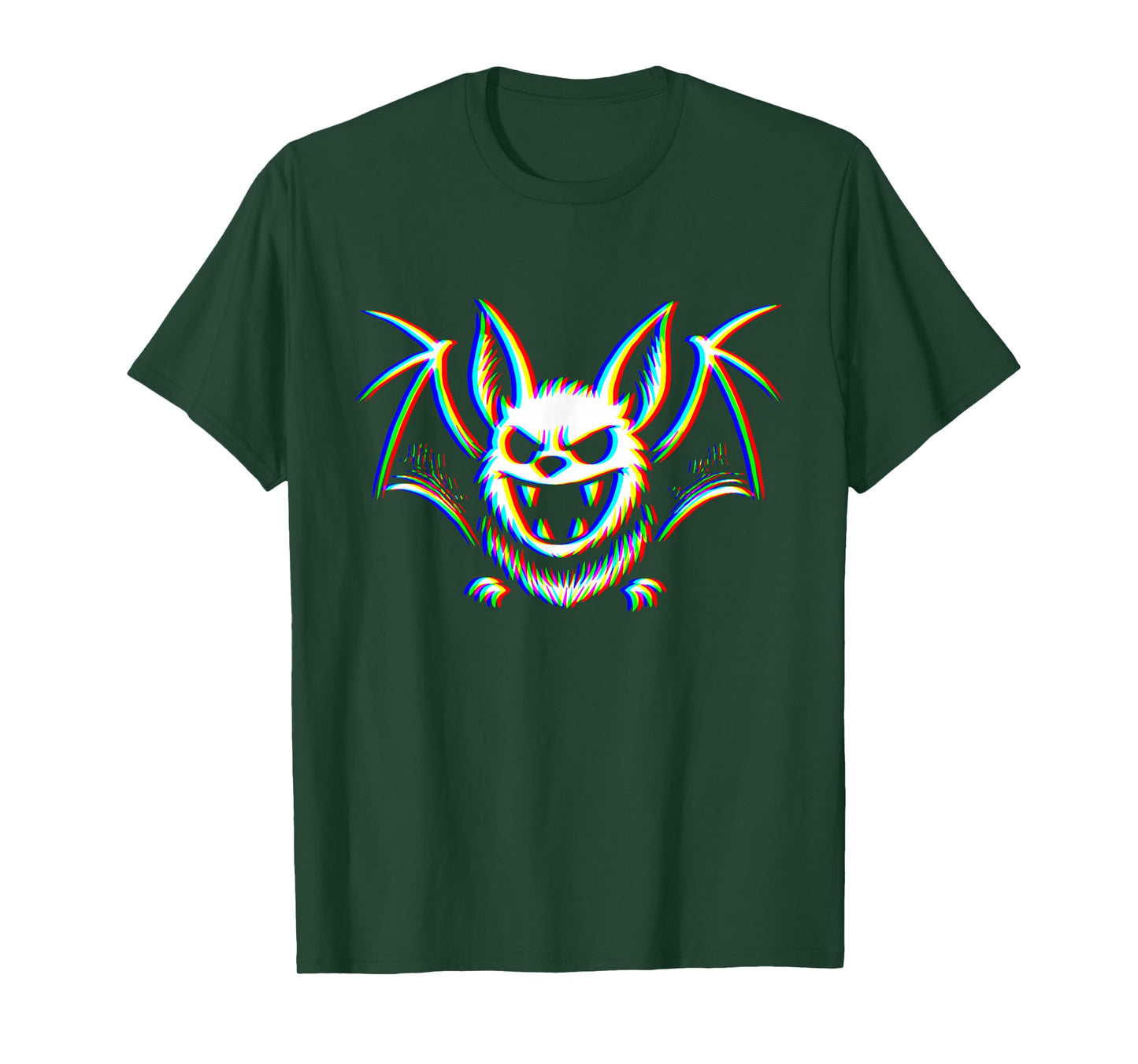 Halloween Aesthetic EDM Vaporwave Psychedelic Ghost Bat Rave T-Shirt