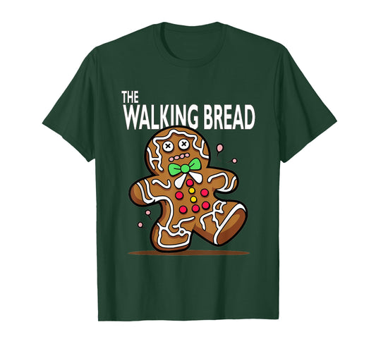 Zombie Gingerbread The Walking Bread Halloween Funny T-Shirt