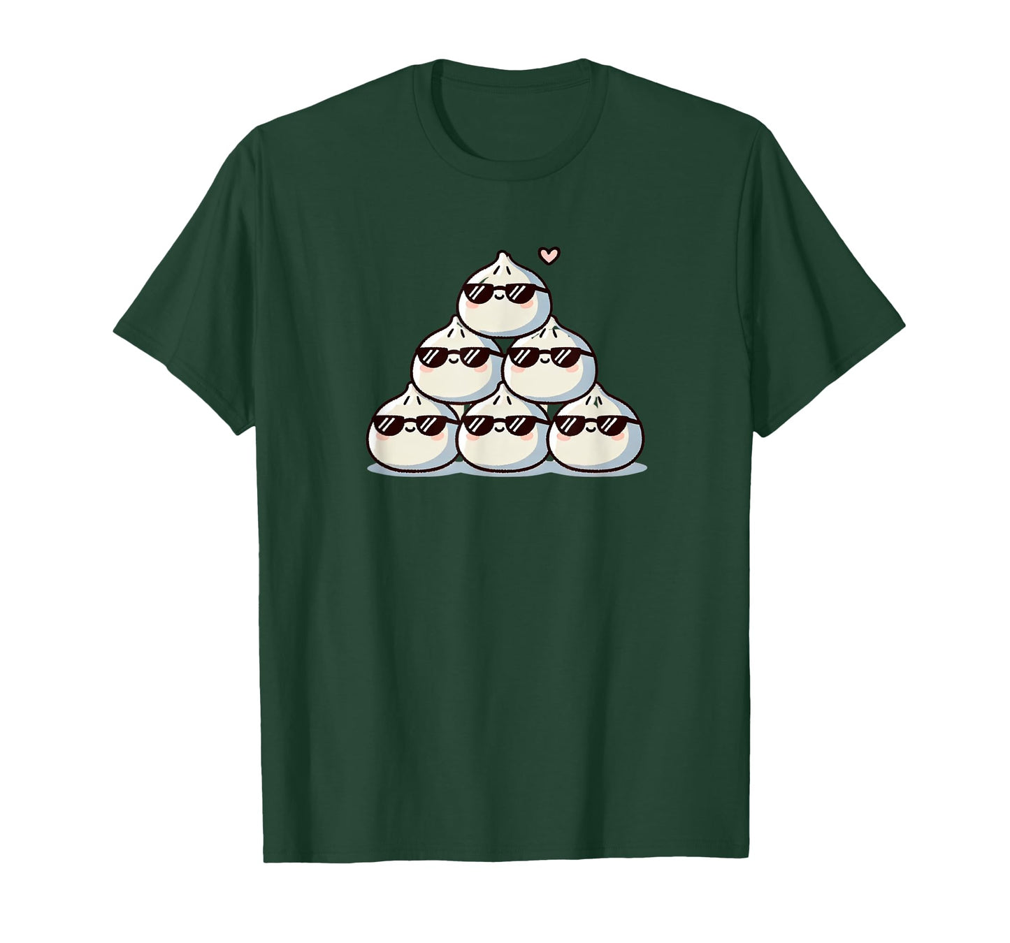 Kawaii Anime Bao Bun Ramen Sushi Kids Womens Mens T-Shirt