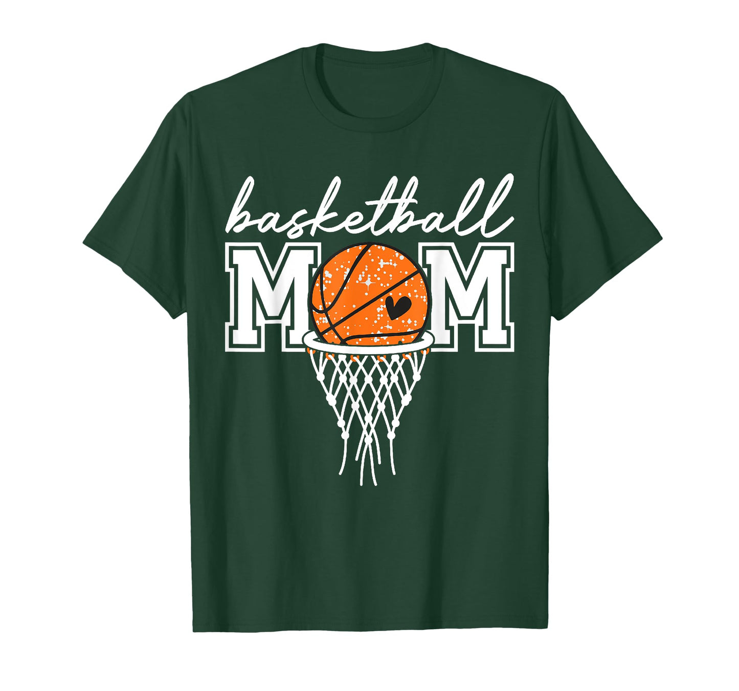 Retro Basketball Mom Mama Funny Mom Game Day Sports Mothers T-Shirt