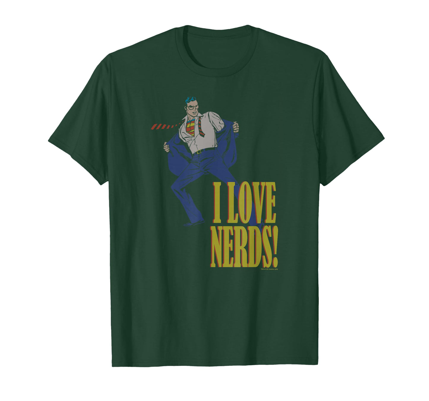 Superman I Love Nerds T Shirt T-Shirt
