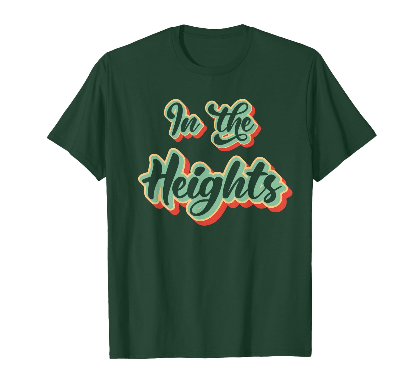 In New York the Washington Heights Black Unisex Adult T-Shirt