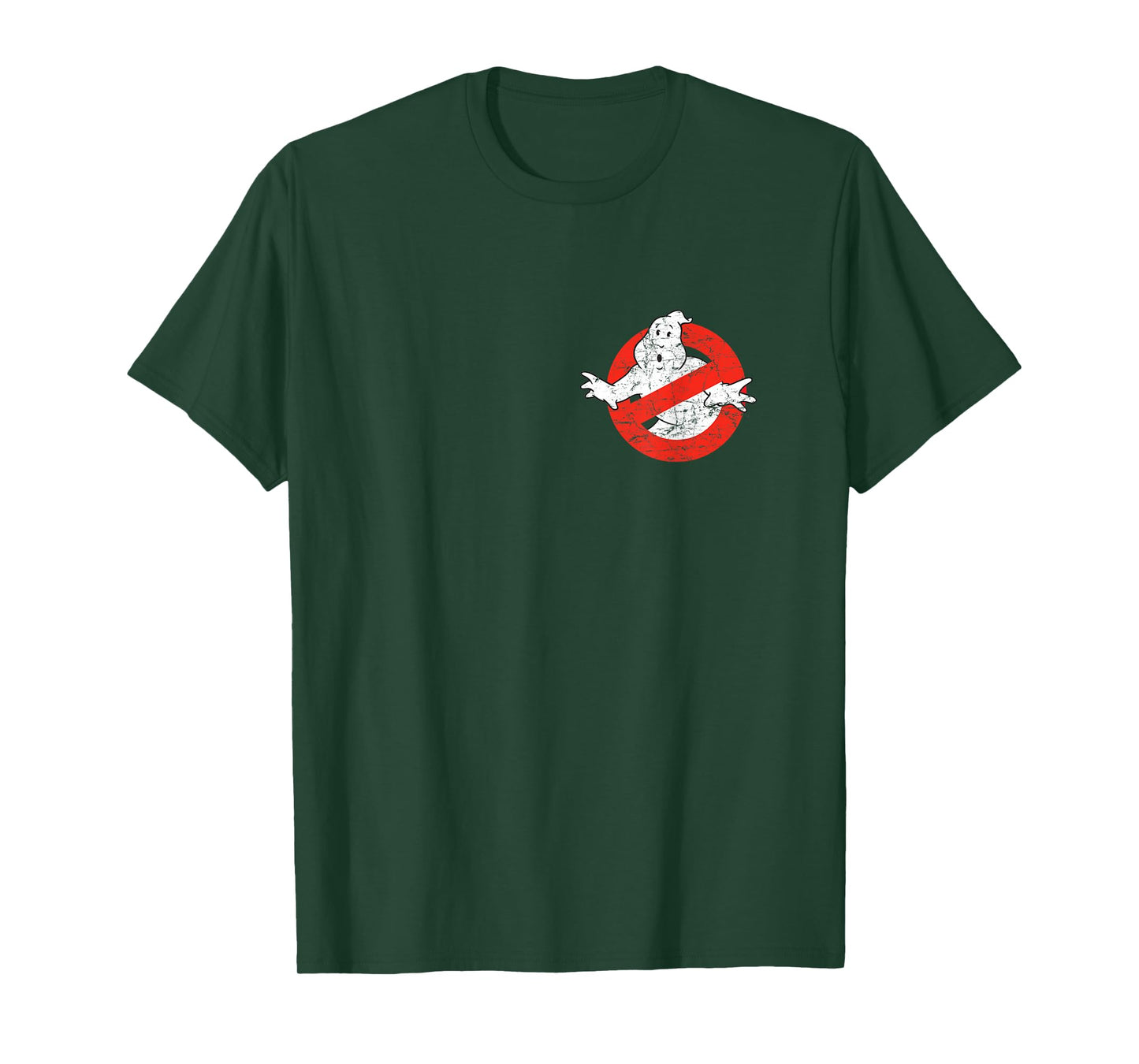 Ghostbusters Front and Back I Ain't Afraid Distressed Movie T-Shirt