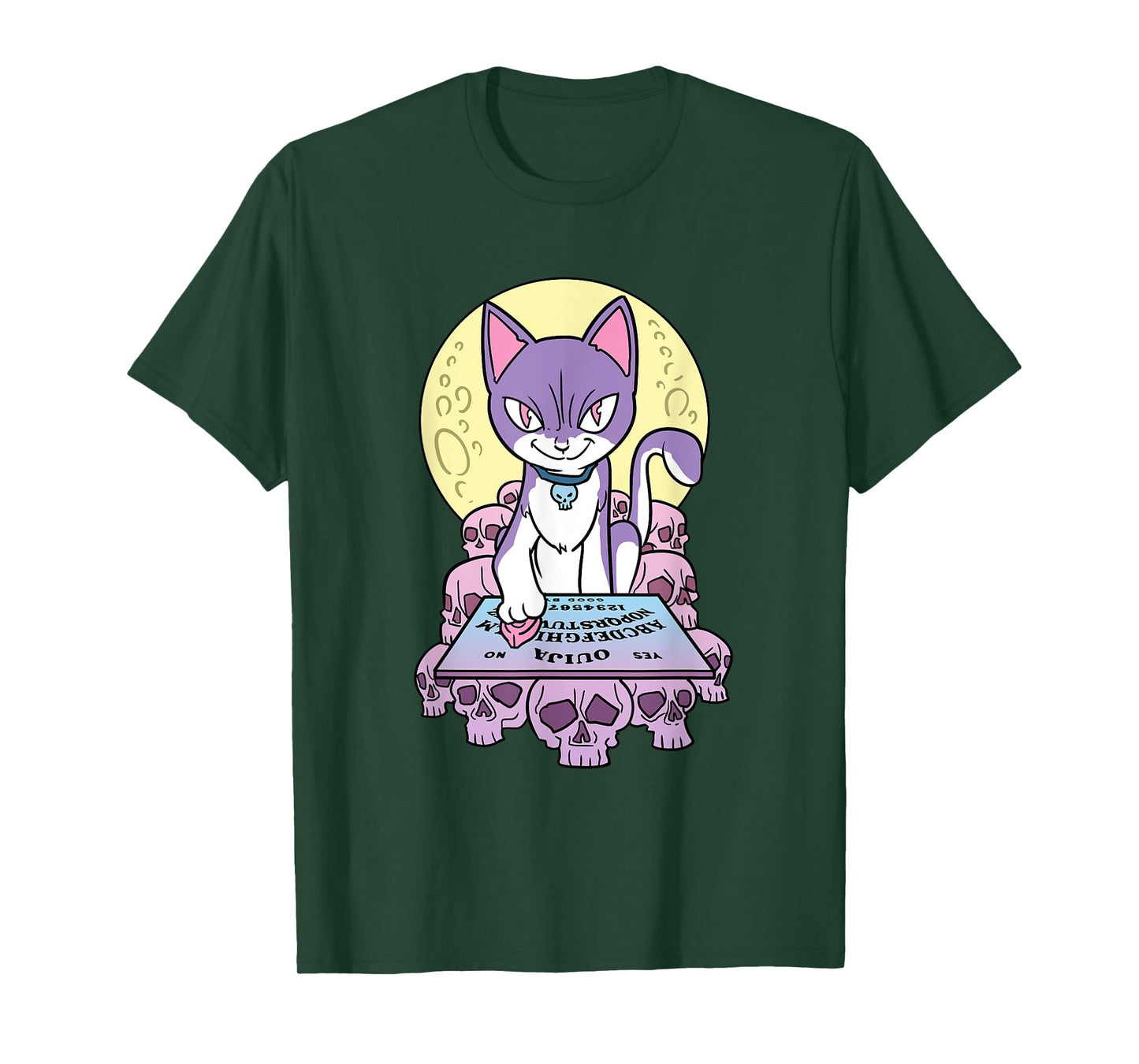 Pastel Goth Cat Ouija Board Voodoo T-Shirt