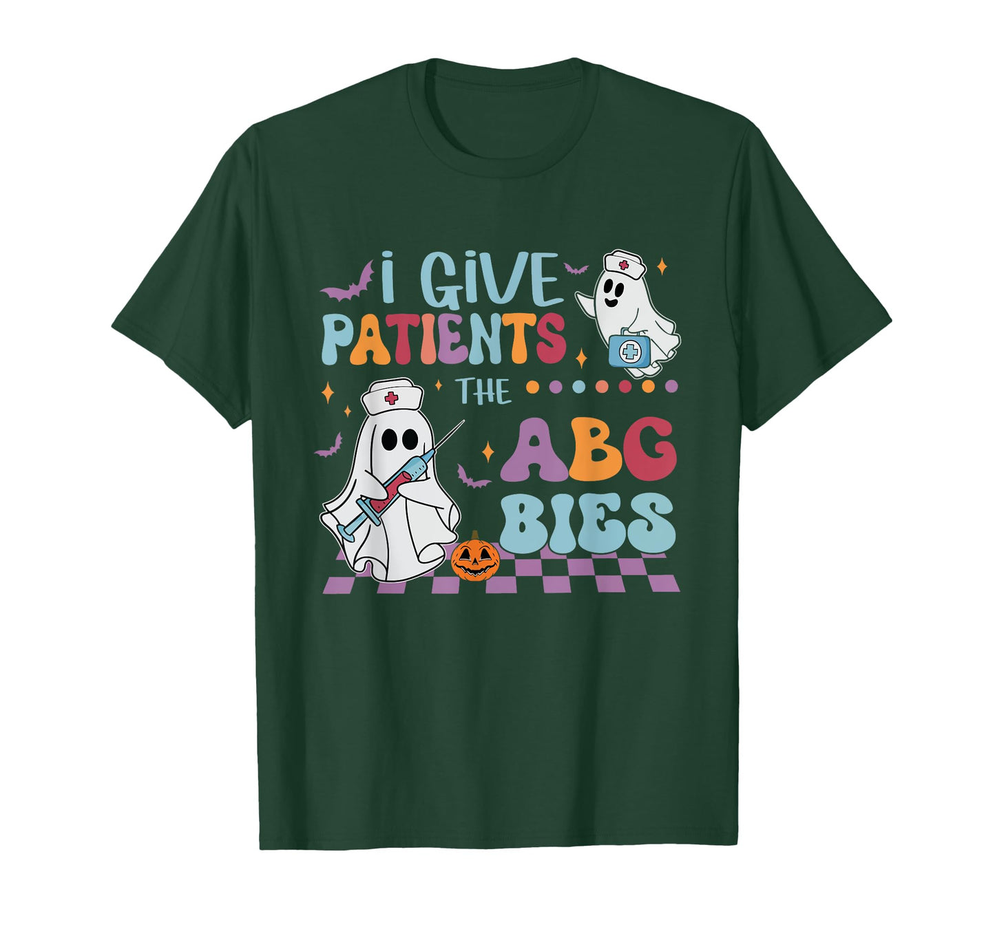 I Give Patients The ABG Bies Halloween Respiratory Therapist T-Shirt