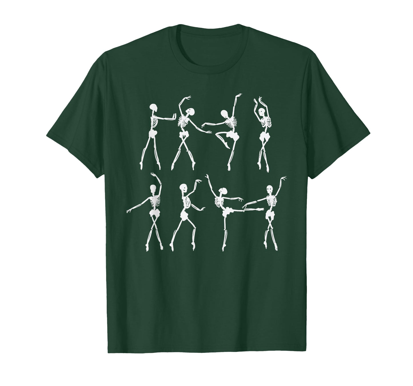 Skeleton Ballerinas Ballet Dance Cute Halloween Costume Girl T-Shirt