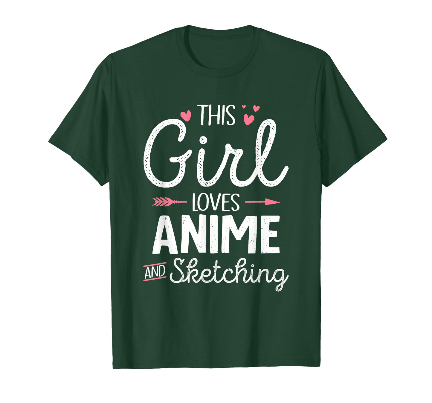 This Girl Loves Anime And Sketching Japan Anime Girls T-Shirt