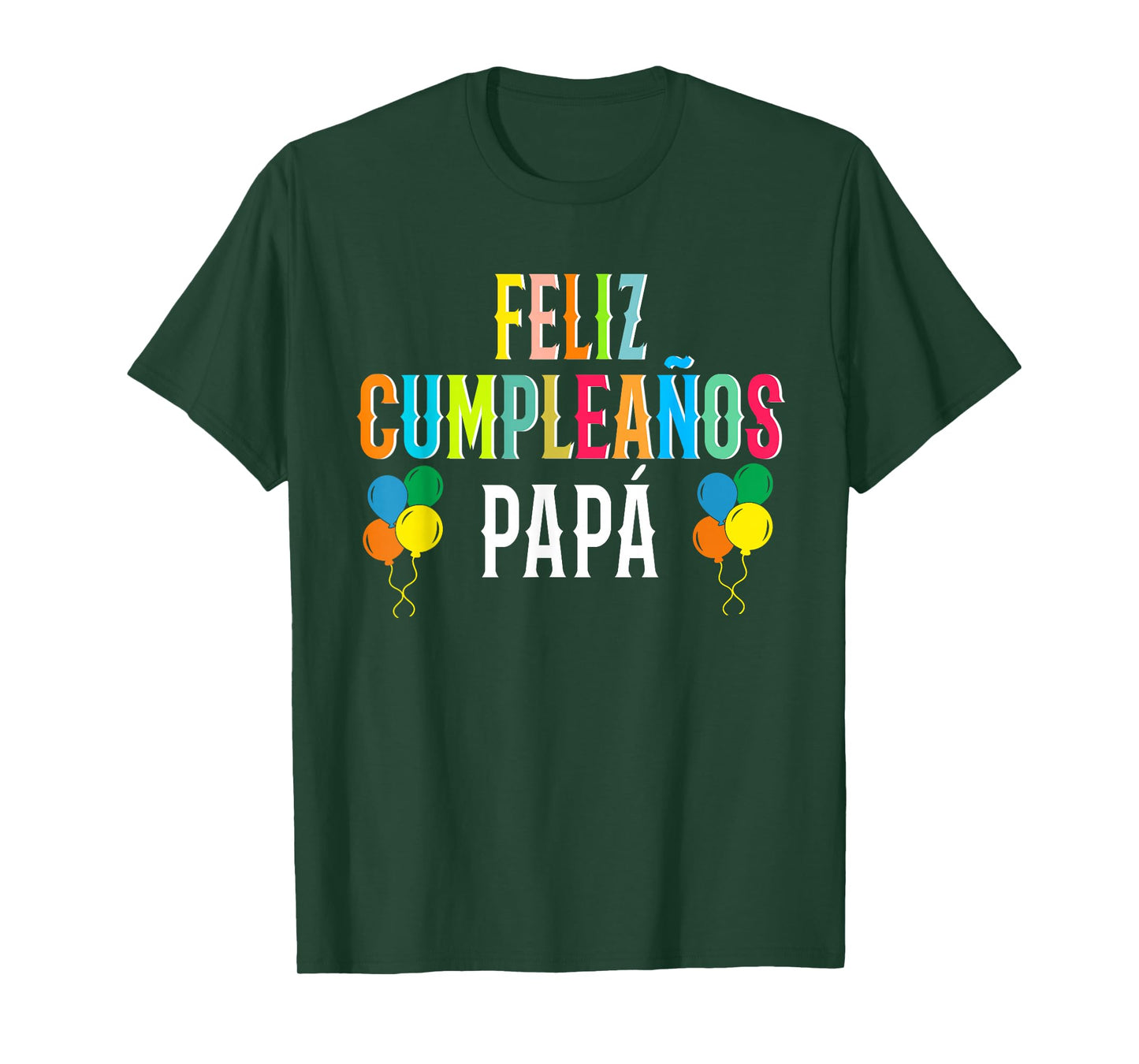Feliz Cumpleaños Papá Spanish Dad Birthday For Kids T-Shirt