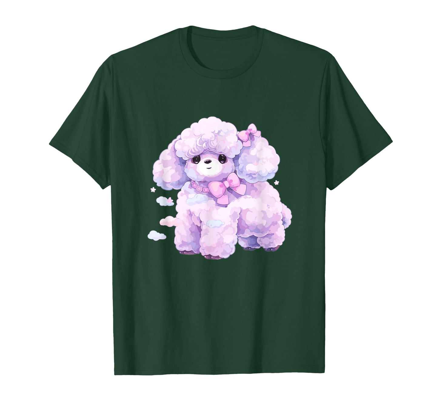 poodle cotton candy Kawaii cute Aesthetic Softgirl pet dog T-Shirt